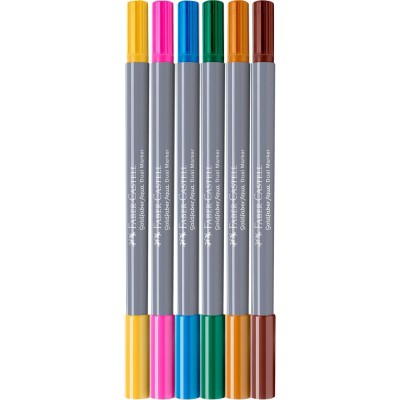 Rostirón, filctoll készlet akvarell kétvégű GOLDFABER AQUA Kókuszos koktél Faber-Castell 4klf. szín Rostirón, filctoll készlet akvarell kétvégű GOLDFABER AQUA Kókuszos koktél Faber-Castell 4klf. szín