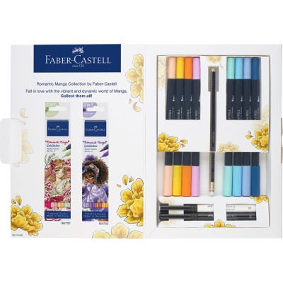 Rostirón, filctoll készlet alkoholos kétvégű GOLDFABER SKETCH Romantikus Manga 1 Faber-Castell 8klf. szín Rostirón, filctoll készlet alkoholos kétvégű GOLDFABER SKETCH Romantikus Manga 1 Faber-Castell 8klf. szín