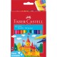 Rostirón, filctoll készlet kastélyos, Faber-Castell 12 klf. Szín