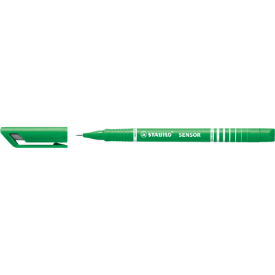 Rostirón, tűfilc 0,3mm, STABILO Sensor zöld