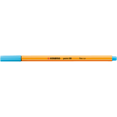 Rostirón, tűfilc 0,4mm, STABILO Point 88 azúrkék