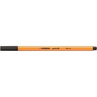 Rostirón, tűfilc 0,4mm, STABILO Point 88 fekete