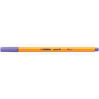 Rostirón, tűfilc 0,4mm, STABILO Point 88 halvány lila