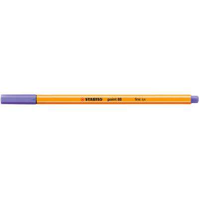 Rostirón, tűfilc 0,4mm, STABILO Point 88 halvány lila