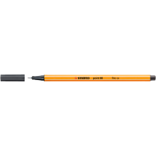 Rostirón, tűfilc 0,4mm, STABILO Point 88 mélyszürke