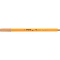 Rostirón, tűfilc 0,4mm, STABILO Point 88 okkersárga