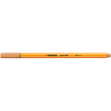 Rostirón, tűfilc 0,4mm, STABILO Point 88 okkersárga