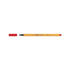 Rostirón, tűfilc 0,4mm, STABILO Point 88 piros