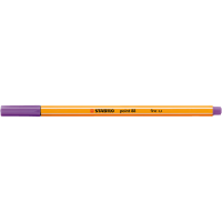 Rostirón, tűfilc 0,4mm, STABILO Point 88 sötétlila