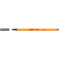 Rostirón, tűfilc 0,4mm, STABILO Point 88 sötétszürke