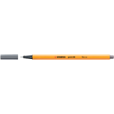 Rostirón, tűfilc 0,4mm, STABILO Point 88 sötétszürke