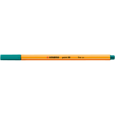 Rostirón, tűfilc 0,4mm, STABILO Point 88 türkiz