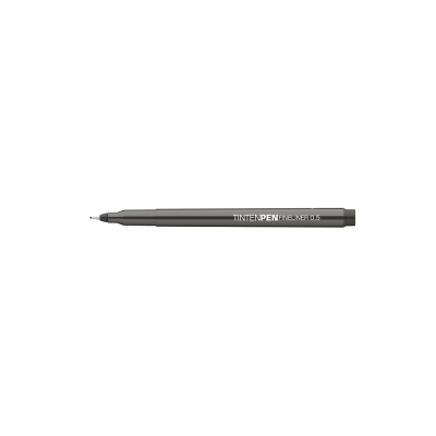 Rostirón, tűfilc vízbázisú, 0,5mm, kerek test, Tinten Pen Ico fekete
