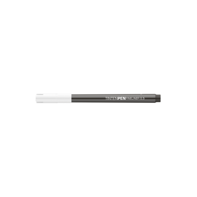 Rostirón, tűfilc vízbázisú, 0,5mm, kerek test, Tinten Pen Ico fekete