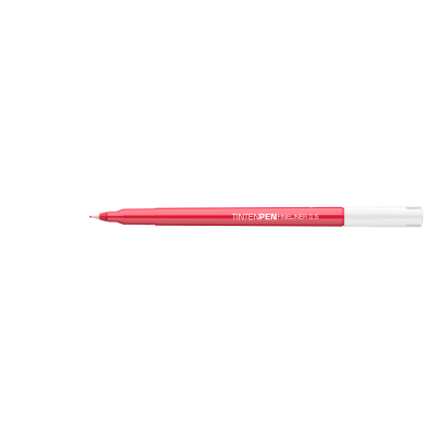 Rostirón, tűfilc vízbázisú, 0,5mm, kerek test, Tinten Pen Ico piros