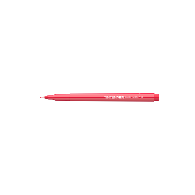 Rostirón, tűfilc vízbázisú, 0,5mm, kerek test, Tinten Pen Ico piros