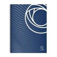 Spirálfüzet A4, 80lap, perforált lyukasztott Bluering® vonalas