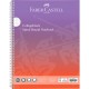Spirálfüzet A4 80lap kockás színátmenetes borítással Faber-Castell piros-lila