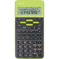 Számológép tudományos 272 funkciós 2 soros Sharp EL531THGR zöld