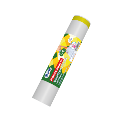 Szemeteszsák zárószalagos 120 liter 60 x 100 cm 10 db/tekercs Glossy átlátszó