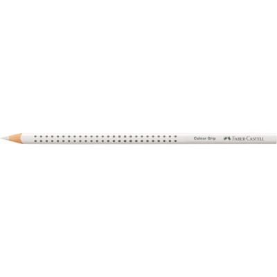 Színes ceruza háromszögletű GRIP Faber-Castell fehér