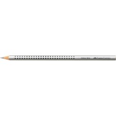 Színes ceruza háromszögletű GRIP Faber-Castell metál ezüst