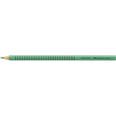 Színes ceruza háromszögletű GRIP Faber-Castell metál zöld