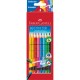 Színes ceruza készlet háromszögletű GRIP Faber-Castell 10klf. szín