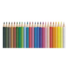 Színes ceruza készlet háromszögletű GRIP Faber-Castell  24klf. szín