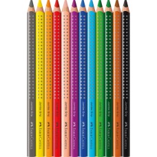 Színes ceruza készlet háromszögletű GRIP Jumbo Faber-Castell  12klf. szín