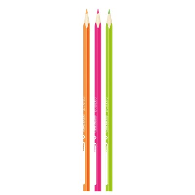 Színes ceruza készlet háromszögletű Keyroad Neon 6 klf. neon szín Színes ceruza készlet háromszögletű Keyroad Neon 6 klf. neon szín