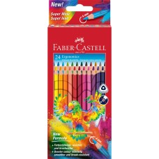 Színes ceruza készlet háromszögletű papagáj Faber-Castell  24klf. szín