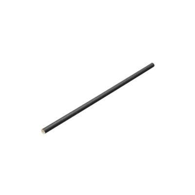 Szívószál papír 6 x 230 mm 100 db/csomag fekete