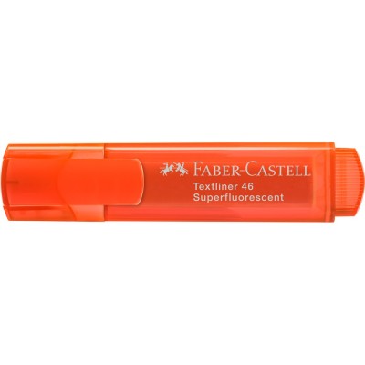Szövegkiemelő 1-5mm vágott hegyű Faber-Castell 46 fluoreszkáló narancs Szövegkiemelő 1-5mm vágott hegyű Faber-Castell 46 fluoreszkáló narancs