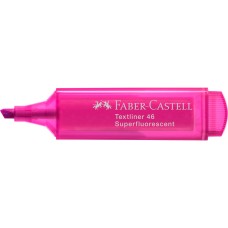 Szövegkiemelő 1-5mm vágott hegyű Faber-Castell 46 fluoreszkáló rózsaszín