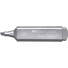 Szövegkiemelő 1-5mm vágott hegyű Faber-Castell 46 metál ezüst