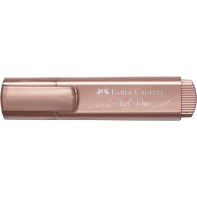 Szövegkiemelő 1-5mm vágott hegyű Faber-Castell 46 metál gyöngyház rózsaszín