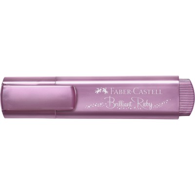 Szövegkiemelő 1-5mm vágott hegyű Faber-Castell 46 metál rubin