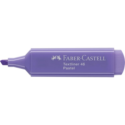 Szövegkiemelő 1-5mm vágott hegyű Faber-Castell 46 pasztell lila