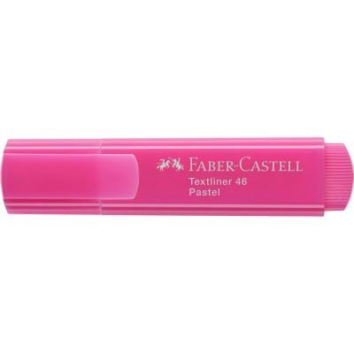 Szövegkiemelő 1-5mm vágott hegyű Faber-Castell 46 pasztell lilás rózsaszín