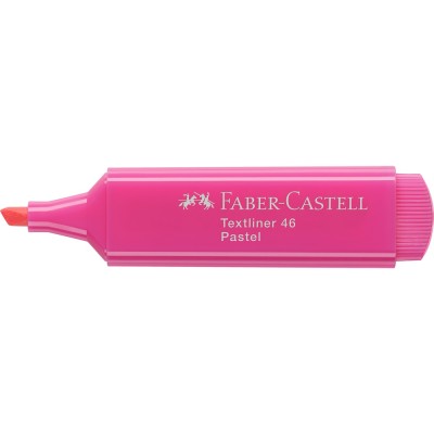 Szövegkiemelő 1-5mm vágott hegyű Faber-Castell 46 pasztell lilás rózsaszín Szövegkiemelő 1-5mm vágott hegyű Faber-Castell 46 pasztell lilás rózsaszín
