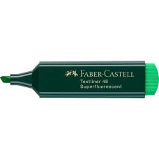 Szövegkiemelő 1-5mm vágott hegyű Faber-Castell 48 fluoreszkáló zöld