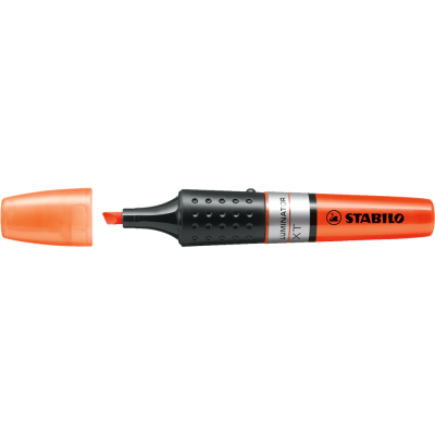 Szövegkiemelő 2-5mm, hengeres test Stabilo Luminator narancs