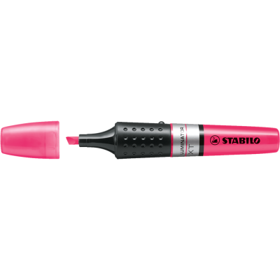 Szövegkiemelő 2-5mm, hengeres test Stabilo Luminator rózsaszín