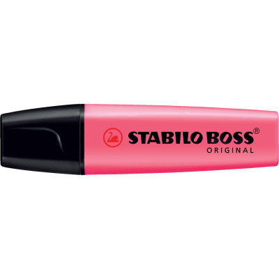 Szövegkiemelő 2-5mm, vágott hegyű, STABILO Boss original ciklámen