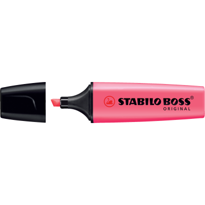 Szövegkiemelő 2-5mm, vágott hegyű, STABILO Boss original ciklámen