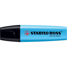 Szövegkiemelő 2-5mm, vágott hegyű, STABILO Boss original kék