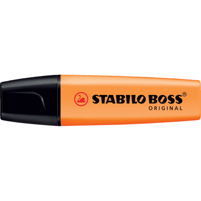 Szövegkiemelő 2-5mm, vágott hegyű, STABILO Boss original narancs