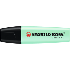 Szövegkiemelő 2-5mm, vágott hegyű, STABILO Boss original Pastel menta