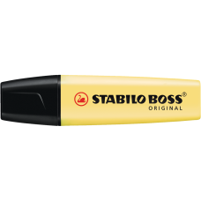 Szövegkiemelő 2-5mm, vágott hegyű, STABILO Boss original Pastel vanília